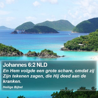 Johannes 6:2 NLD Bible Verse Image