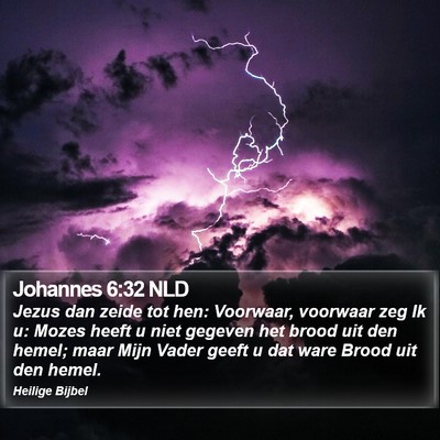 Johannes 6:32 NLD Bible Verse Image