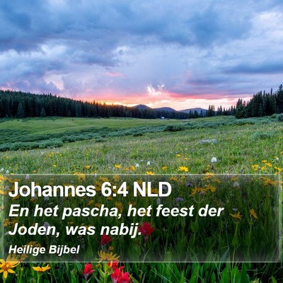Johannes 6:4 NLD Bible Verse Image