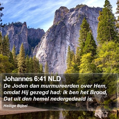 Johannes 6:41 NLD Bible Verse Image