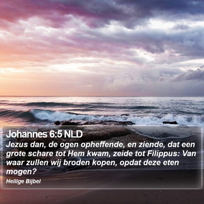 Johannes 6:5 NLD Bible Verse Image