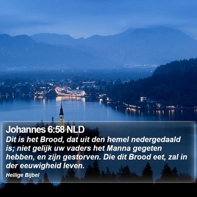 Johannes 6:58 NLD Bible Verse Image