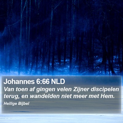 Johannes 6:66 NLD Bible Verse Image