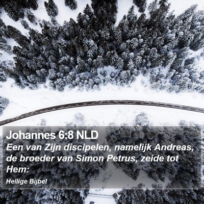 Johannes 6:8 NLD Bible Verse Image