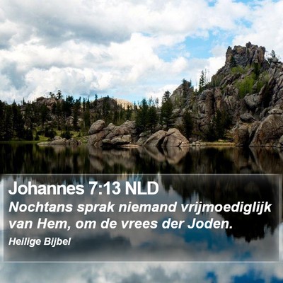Johannes 7:13 NLD Bible Verse Image