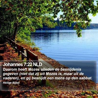 Johannes 7:22 NLD Bible Verse Image