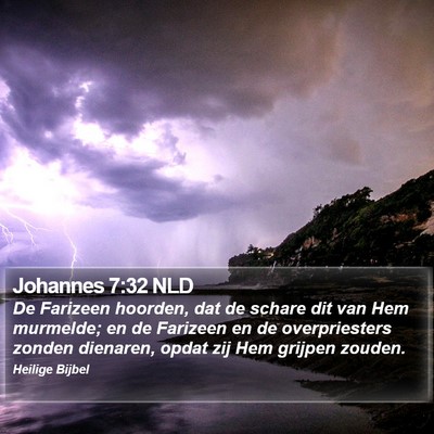 Johannes 7:32 NLD Bible Verse Image
