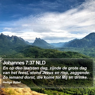 Johannes 7:37 NLD Bible Verse Image