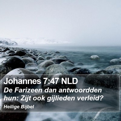 Johannes 7:47 NLD Bible Verse Image