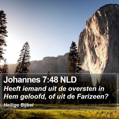 Johannes 7:48 NLD Bible Verse Image