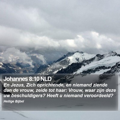 Johannes 8:10 NLD Bible Verse Image