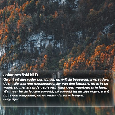 Johannes 8:44 NLD Bible Verse Image