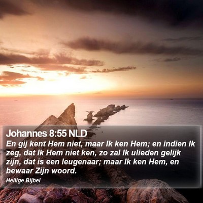 Johannes 8:55 NLD Bible Verse Image