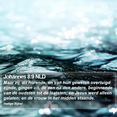 Johannes 8:9 NLD Bible Verse Image