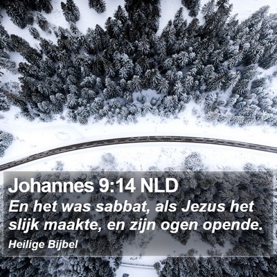 Johannes 9:14 NLD Bible Verse Image