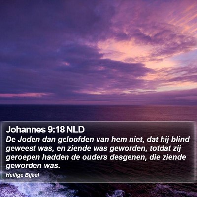 Johannes 9:18 NLD Bible Verse Image