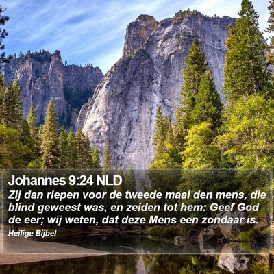 Johannes 9:24 NLD Bible Verse Image