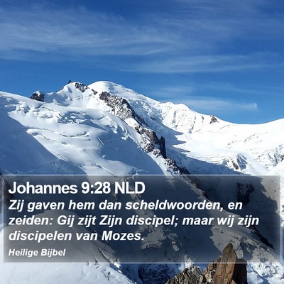Johannes 9:28 NLD Bible Verse Image