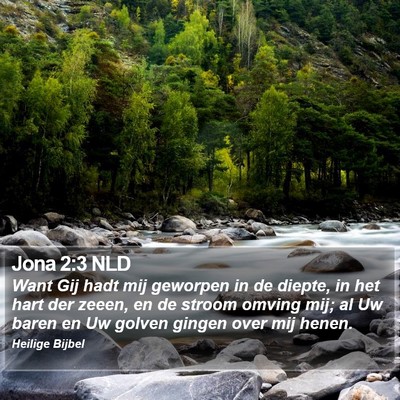 Jona 2:3 NLD Bible Verse Image
