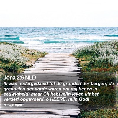 Jona 2:6 NLD Bible Verse Image
