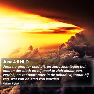 Jona 4:5 NLD Bible Verse Image