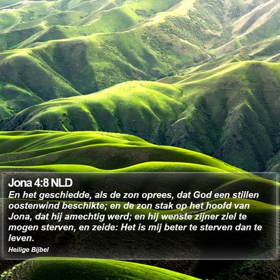 Jona 4:8 NLD Bible Verse Image