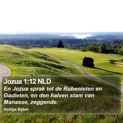 Jozua 1:12 NLD Bible Verse Image