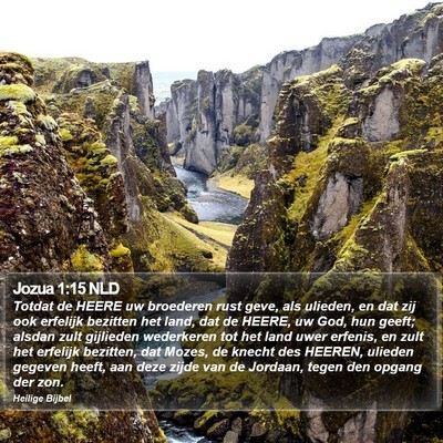 Jozua 1:15 NLD Bible Verse Image