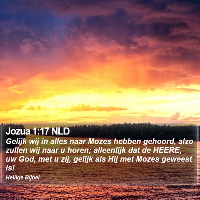 Jozua 1:17 NLD Bible Verse Image
