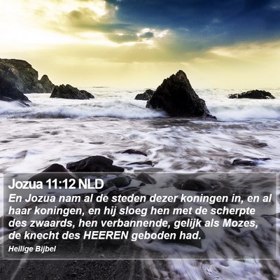 Jozua 11:12 NLD Bible Verse Image