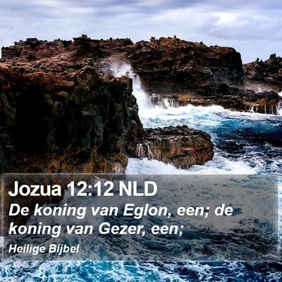 Jozua 12:12 NLD Bible Verse Image