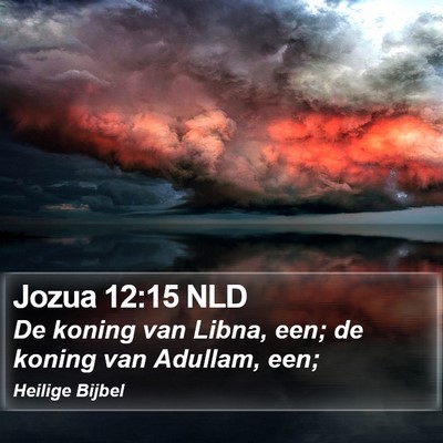 Jozua 12:15 NLD Bible Verse Image