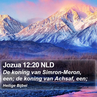 Jozua 12:20 NLD Bible Verse Image