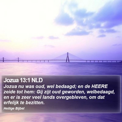 Jozua 13:1 NLD Bible Verse Image