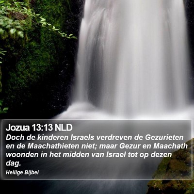 Jozua 13:13 NLD Bible Verse Image