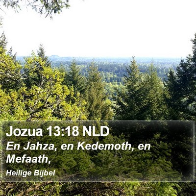 Jozua 13:18 NLD Bible Verse Image