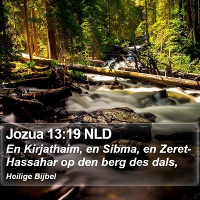 Jozua 13:19 NLD Bible Verse Image