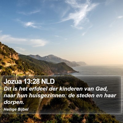 Jozua 13:28 NLD Bible Verse Image