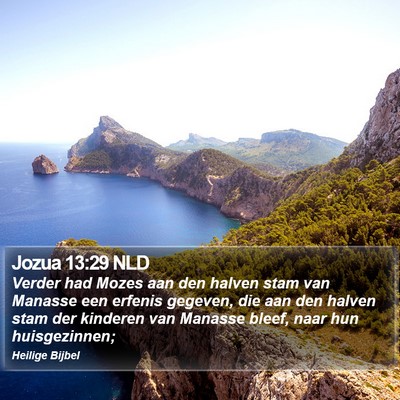 Jozua 13:29 NLD Bible Verse Image