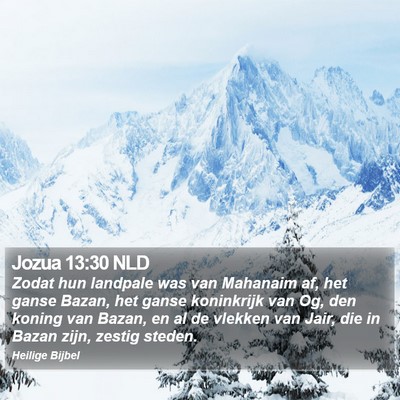 Jozua 13:30 NLD Bible Verse Image