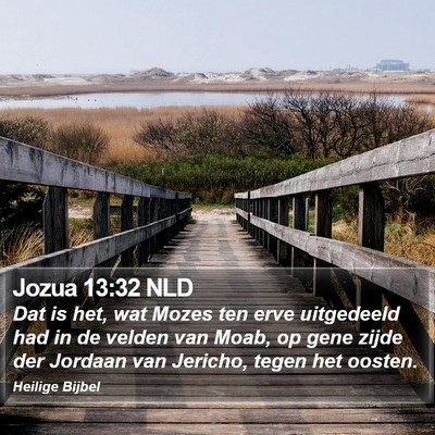 Jozua 13:32 NLD Bible Verse Image