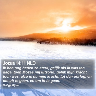Jozua 14:11 NLD Bible Verse Image