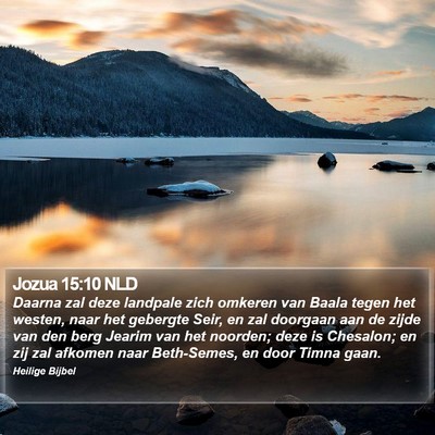 Jozua 15:10 NLD Bible Verse Image