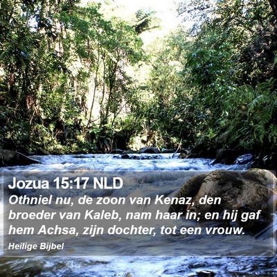 Jozua 15:17 NLD Bible Verse Image