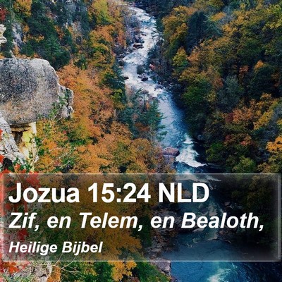 Jozua 15:24 NLD Bible Verse Image