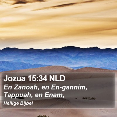 Jozua 15:34 NLD Bible Verse Image