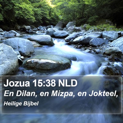 Jozua 15:38 NLD Bible Verse Image
