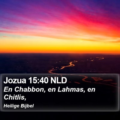 Jozua 15:40 NLD Bible Verse Image