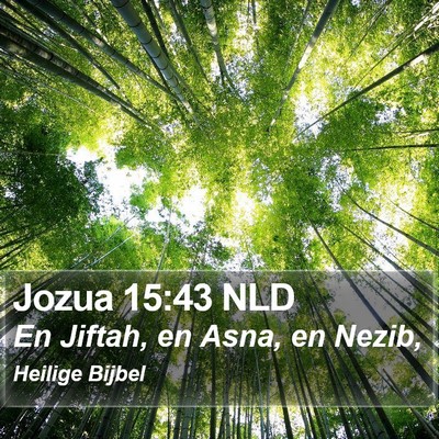 Jozua 15:43 NLD Bible Verse Image