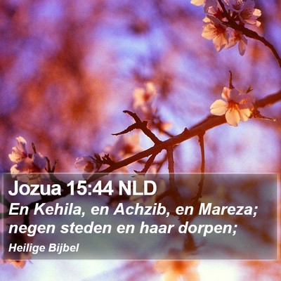 Jozua 15:44 NLD Bible Verse Image